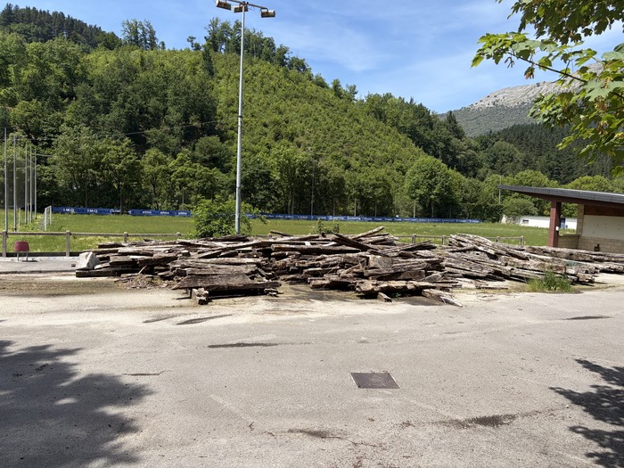 Aldundiak azaldu du Gomestio baserriko egituraren "behin-behineko biltegia" dela Atxabalpe