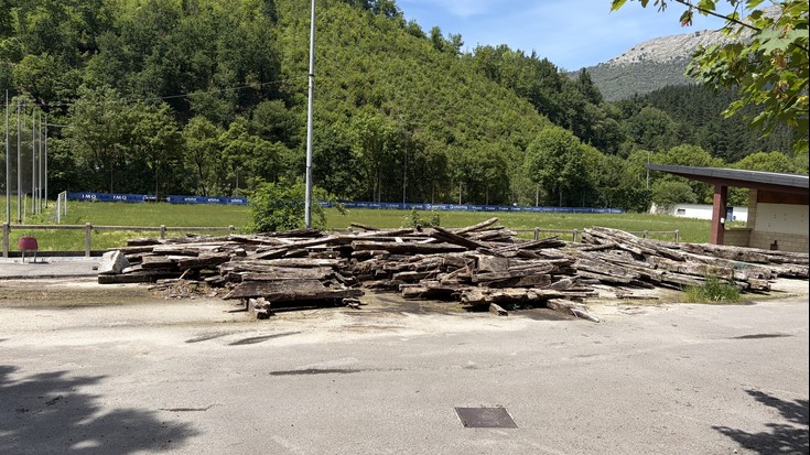 Aldundiak azaldu du Gomestio baserriko egituraren "behin-behineko biltegia" dela Atxabalpe