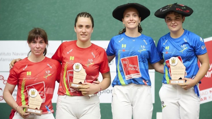 Maddi Barrocal garaile San Ferminetako binakako torneoan