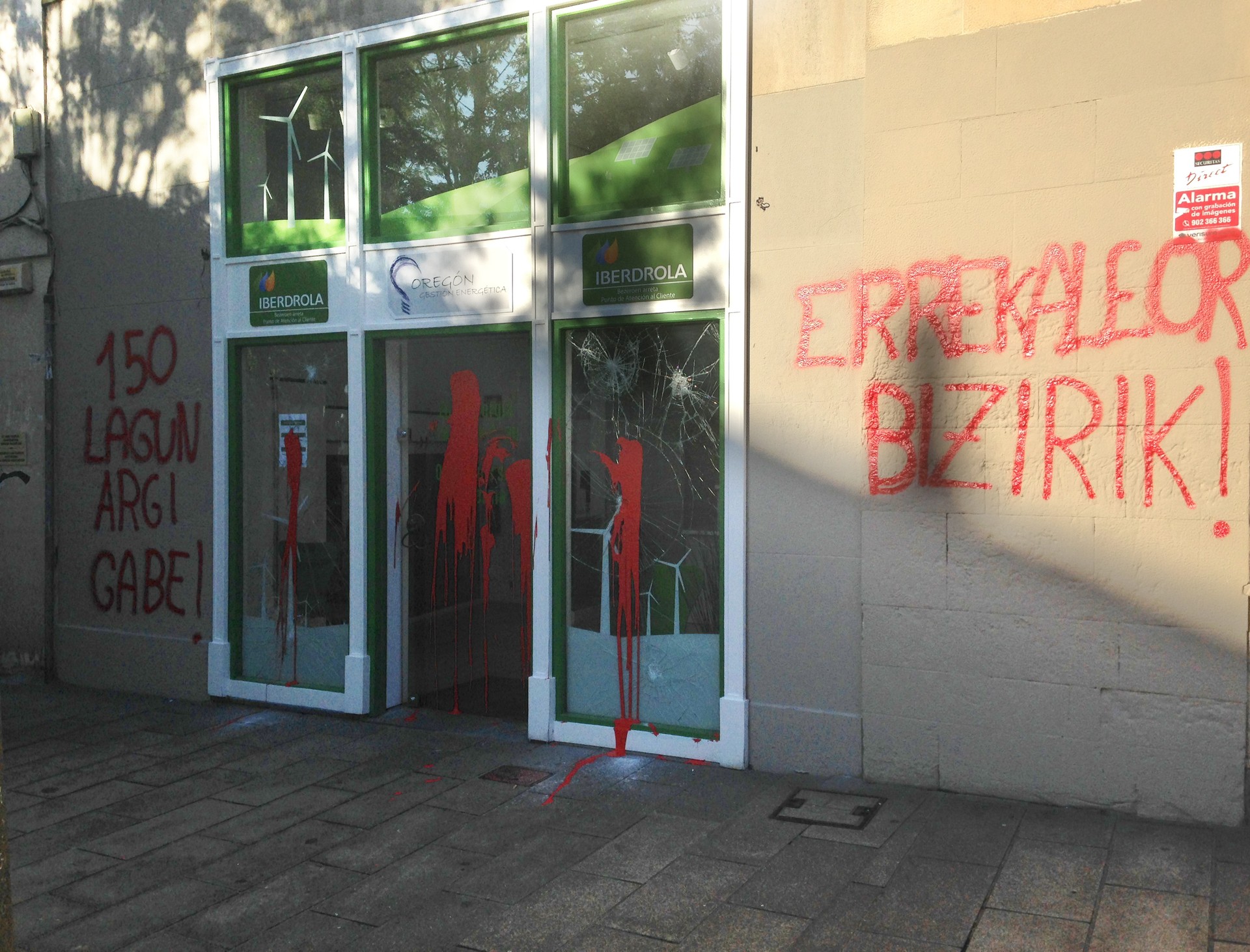 Erasoa Iberdrolaren bulego berriari