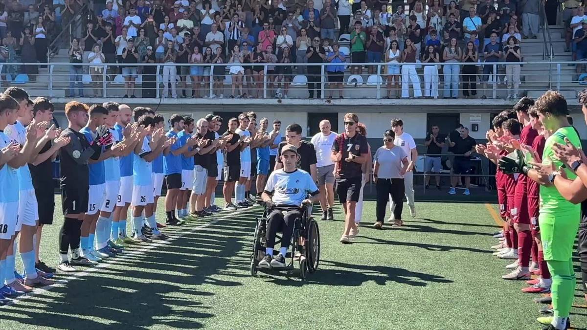 Elkartasun mezu indartsua jaso du Jokin Larrinagak Ibarra futbol zelaian