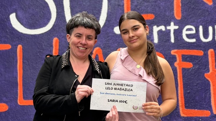 Aintzira Abasolo Zugastik irabazi du AEDren sanjuanetako lelo lehiaketa
