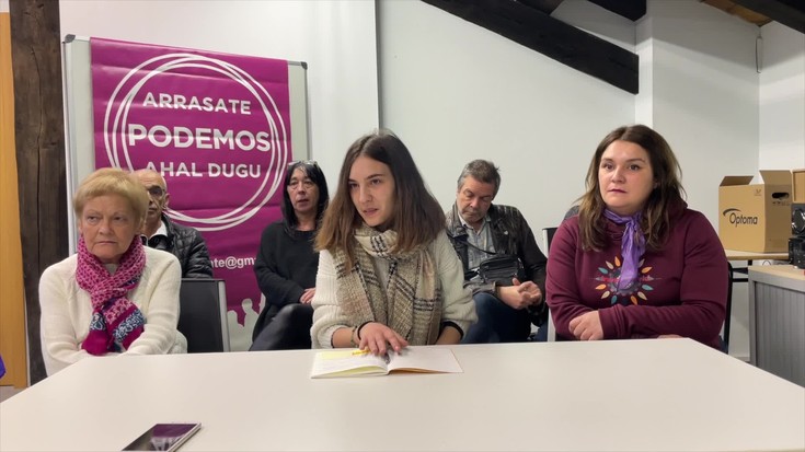 Herritarren ekarpenak jasotzen ari da Podemos Arrasate