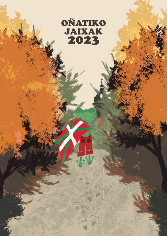 Ane Galdos Biainen lanak ilustratuko du jaien egitarauaren azala