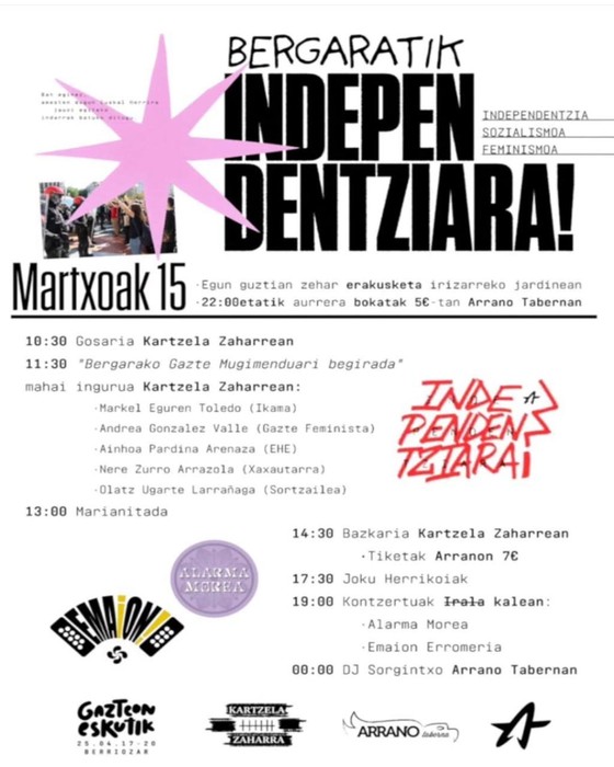 "Bergaratik independentziara!"