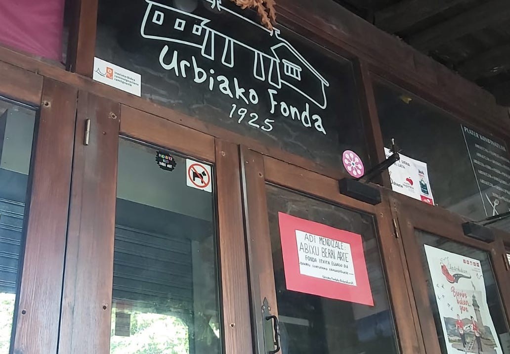 Urbiako Fonda itxita: urteotan kudeatu dutenek behin betiko esan dute agur