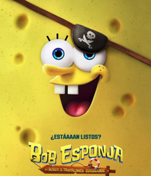 'Bob Esponja: Una aventura Pirata' filma, umeendako