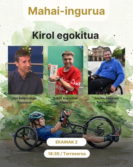 Mahai-ingurua: Kirol egokitua
