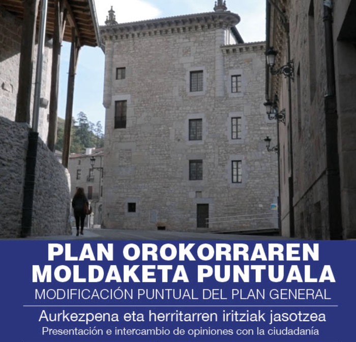 Bergarako Plan orokorraren moldaketaren aurkezpena