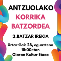 Korrika batzordearen bigarren batzarra