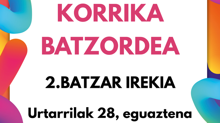 Korrika batzordearen bigarren batzarra
