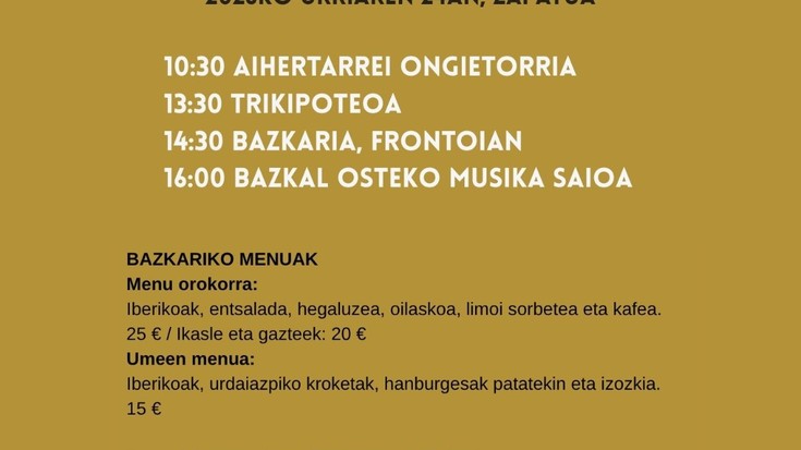 Aiherra-Antzuola senidetze eguna