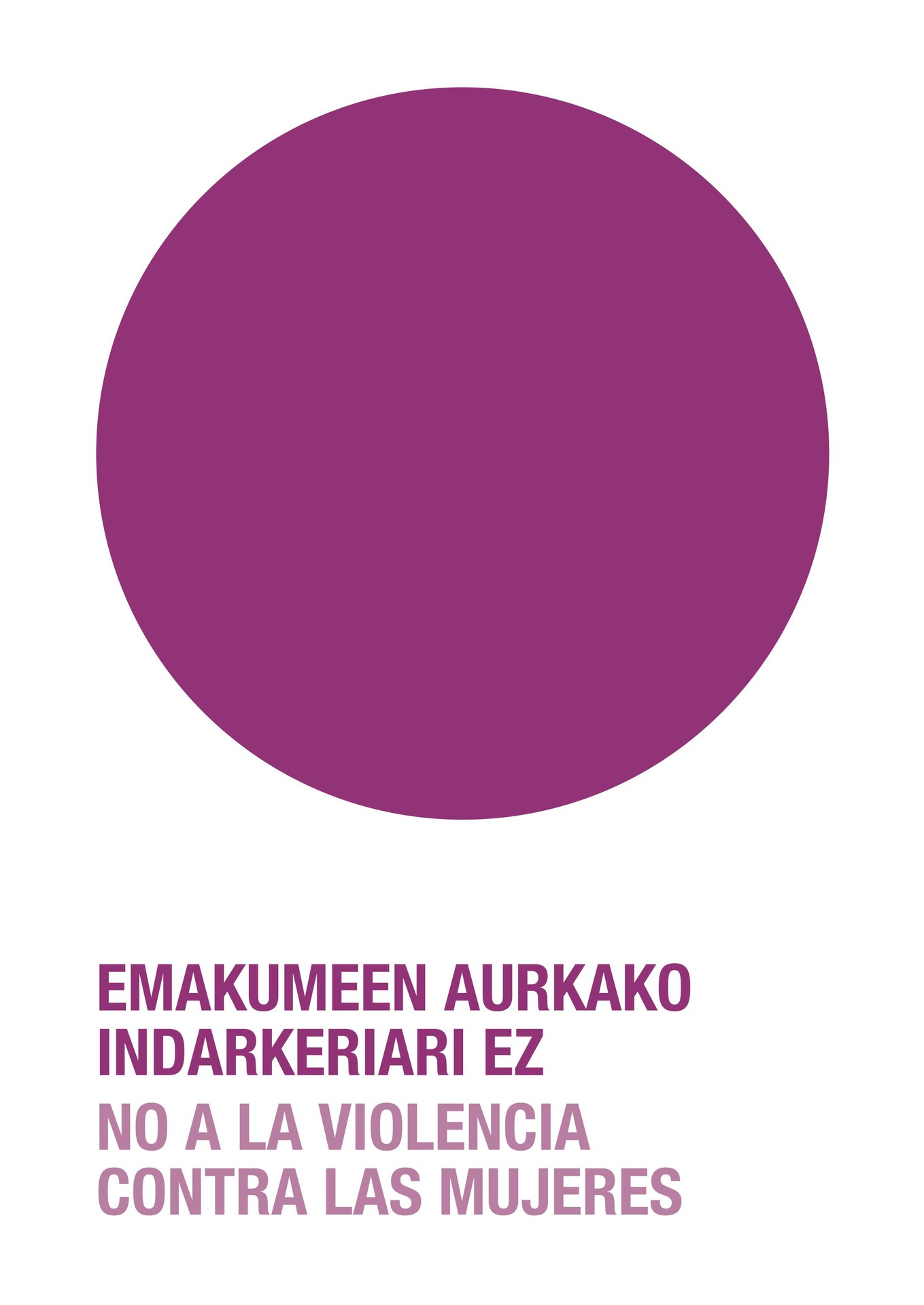 GENERO INDARKERIAREN KONTRAKO EGUNA