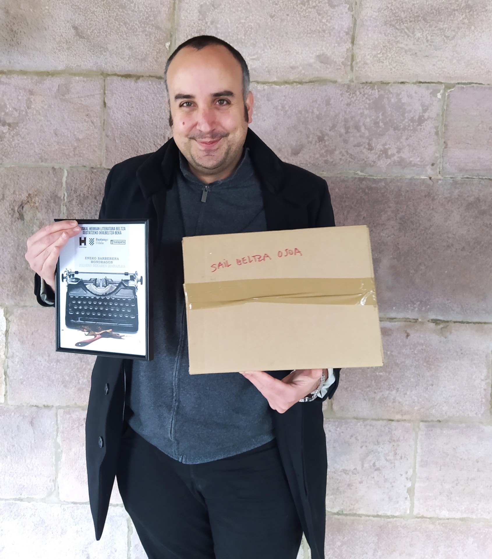 Eneko Barberena (idazlea): "Bekak konfiantza eman dit idazten jarraitzeko"