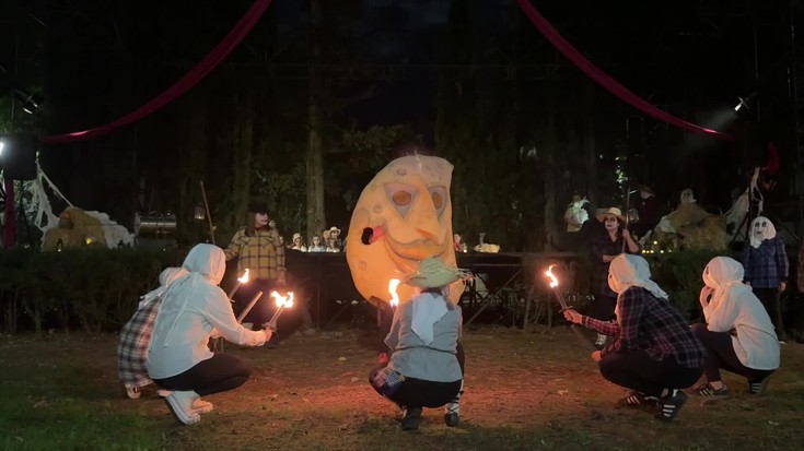 Gozoki-eskea, dantzak, kantuak eta beste, Gaba Baltzean