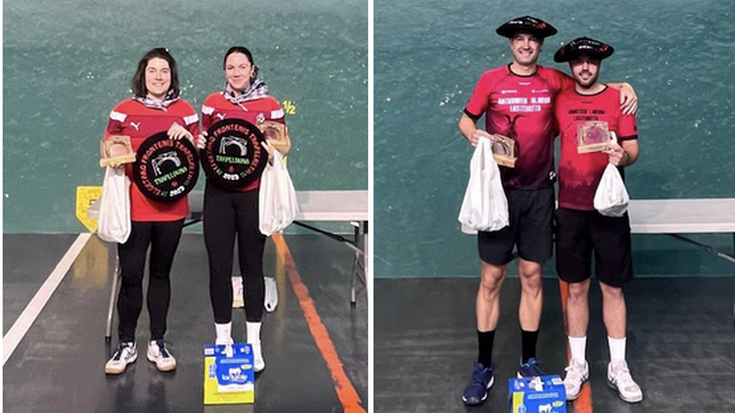 Elgetako frontenis txapelketak baditu irabazleak