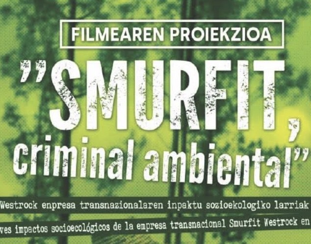 'Smurfit, criminal ambiental' filma