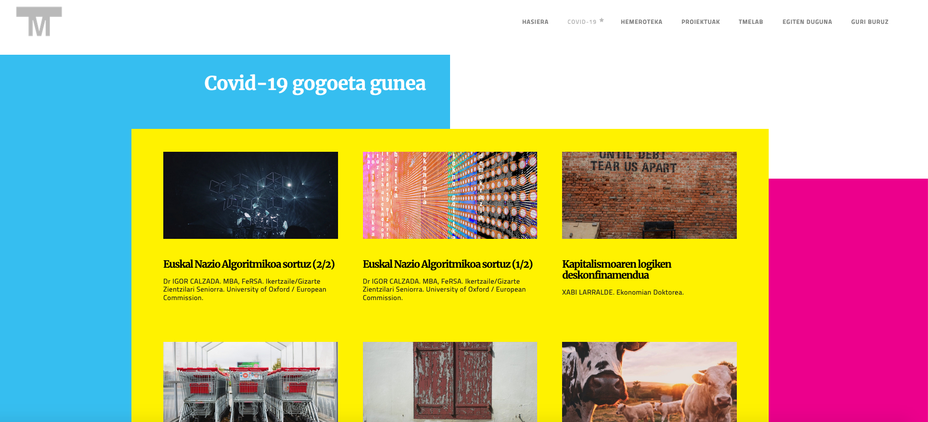 Telesforo Monzon laborategian gogoetarako esparru berri bat zabaldu dute