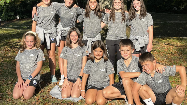 Elgetako igerilari gazteak, gogotsu