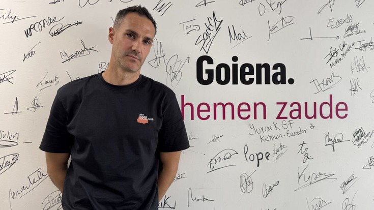 Iban Larreboure: "Ze talderekin jotzea baino, egiten den horretan sinistea da garrantzitsuagoa "