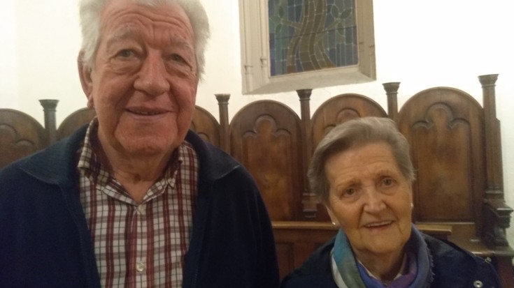 Aitortza jasoko dute Korkostegik eta Gomezek domekan, Parrokiako abesbatzetan egindako lanagatik