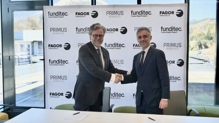 Fagor Arrasatek eta Funditec-ek Primus Robotics enpresa berria sortu dute