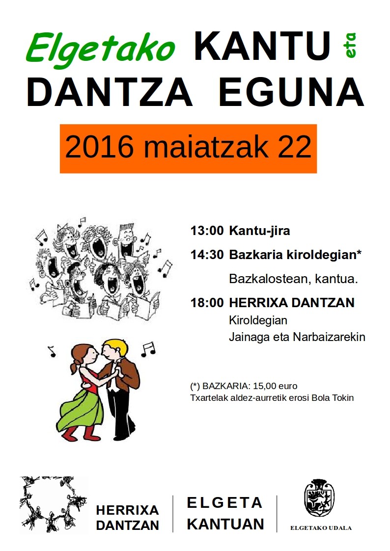 Kantu eta Dantza Eguna Elgetan
