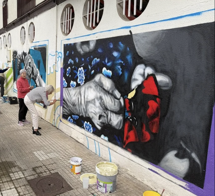 Mural feminista margotzea