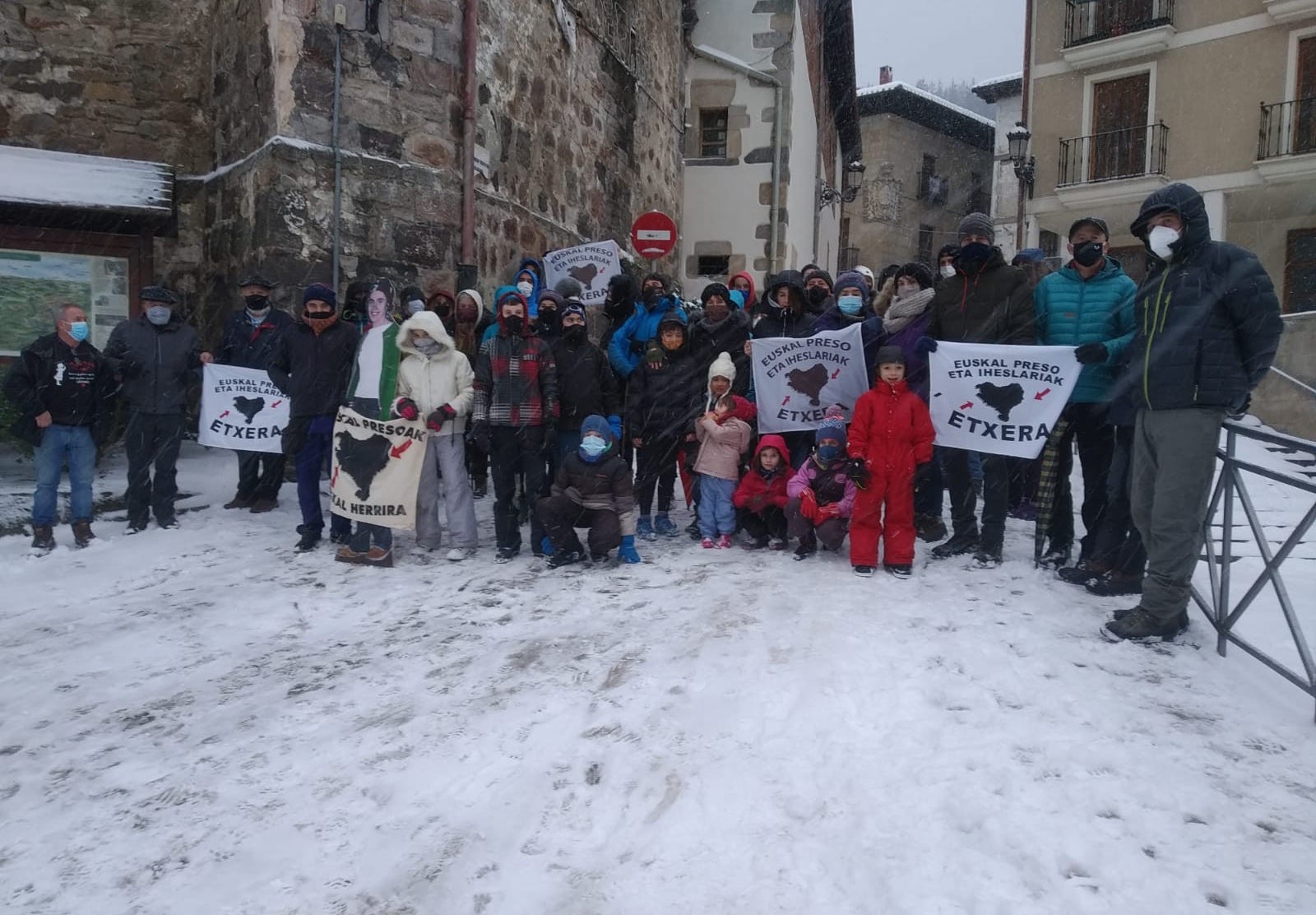 Gatzagarrak ere euskal presoen eskubideen alde egin dute