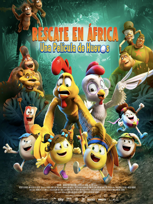 'Rescate en Africa: una película de huevos' filma, gaztetxoendako