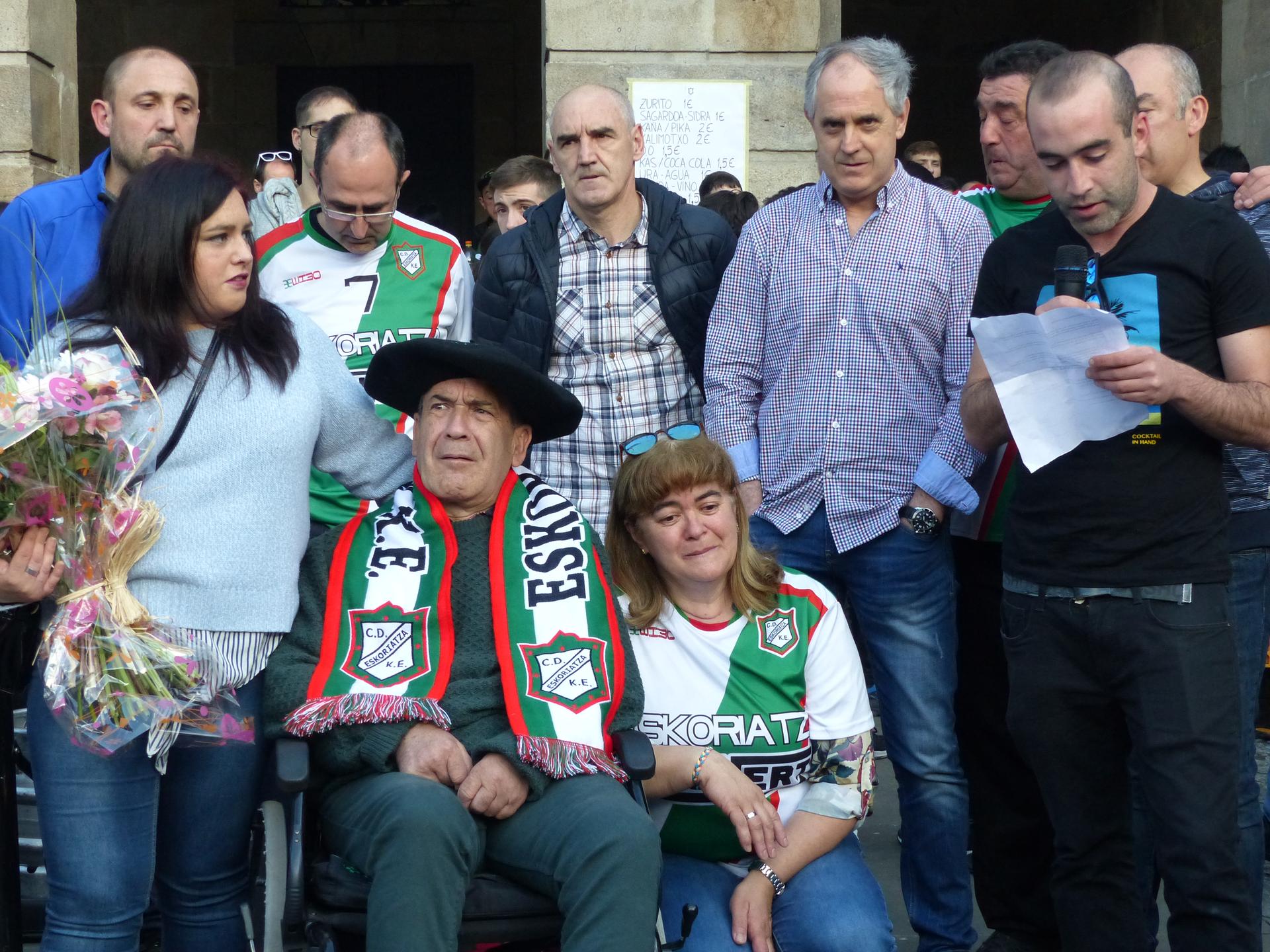 Eskoriatza futbol taldea zenaren entrenatzaile izandako Gregorio Palacios hil da