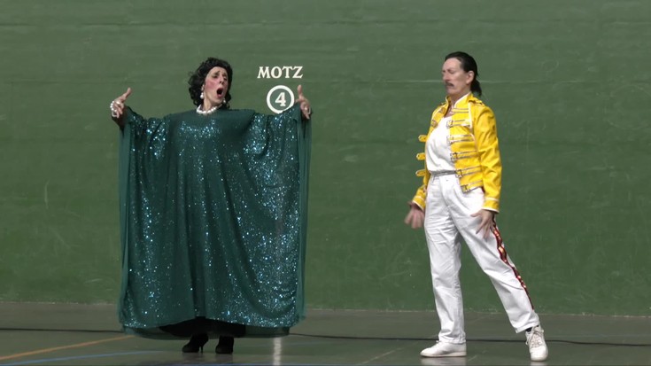 Aramaioko Aratusteak frontoian bizi-bizi