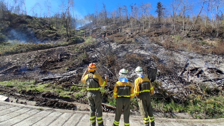 Sute bat izan da Antzuolako Irimo Barrena auzoan