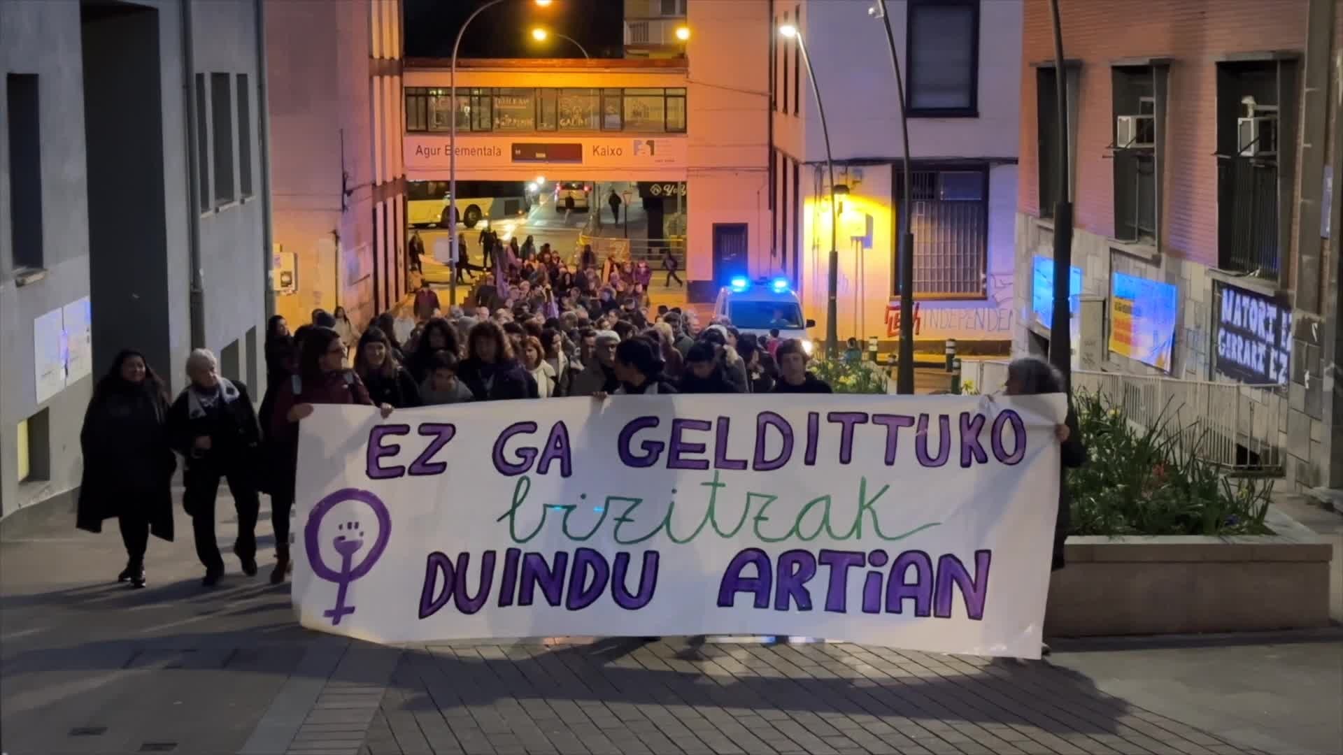 Indar feministak batuta, faxismoari aurre egiteko
