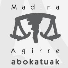 Madina Agirre abokatuak logotipoa