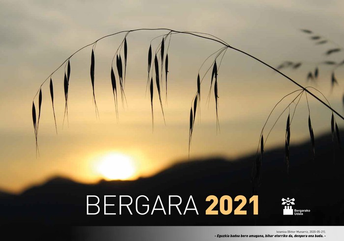 Eguaztenean hasiko dira banatzen Bergarako Udalaren 2021eko egutegia