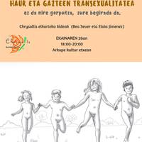 Hitzaldia: 'Haur eta gazteen transexualitatea'