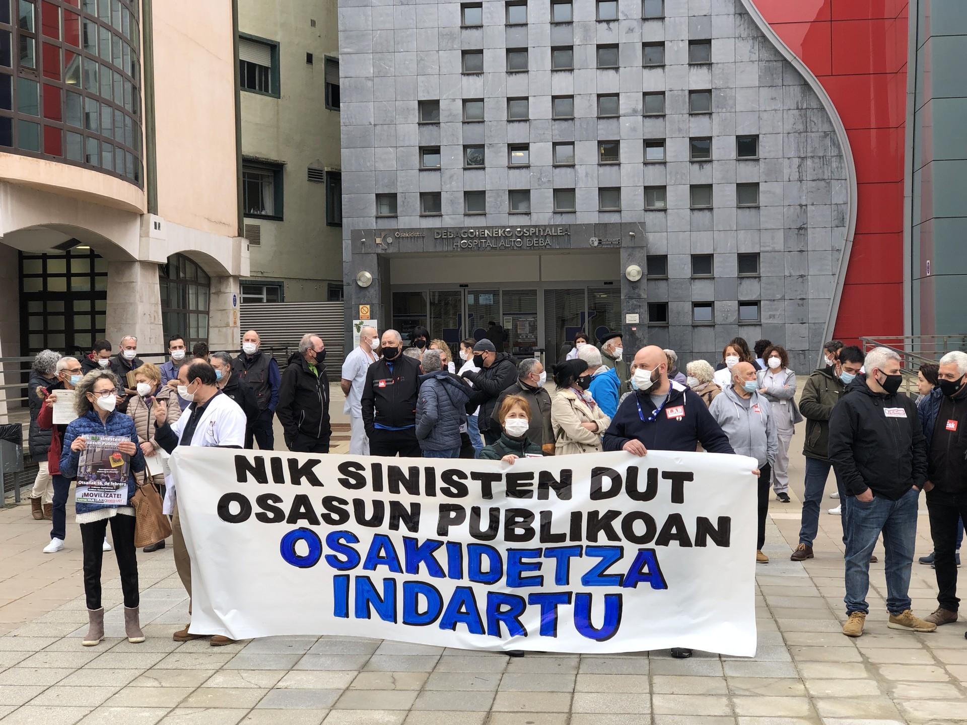Elkarretaratzea, Osasun Sailaren "immobilismoa eta konponbiderik eza" salatzeko