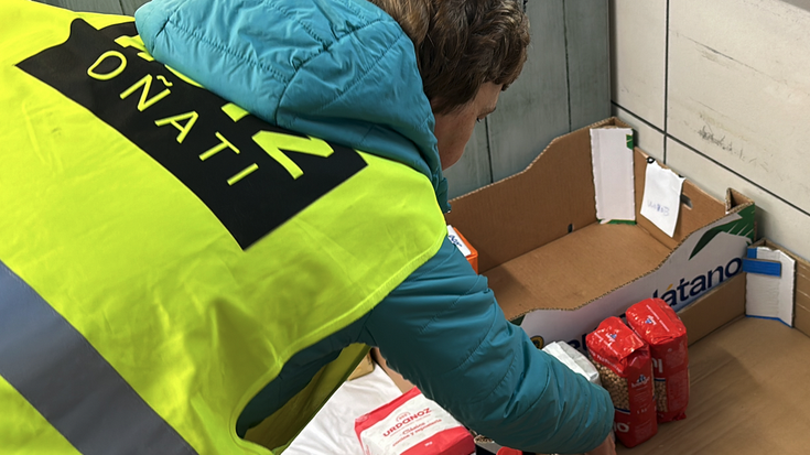 Dendetan janari bilketa egiten ari da Hotz Oñati