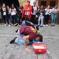Auzolinpiadak, Castellers-ak, pilotako finala... Oñatiko jaiak