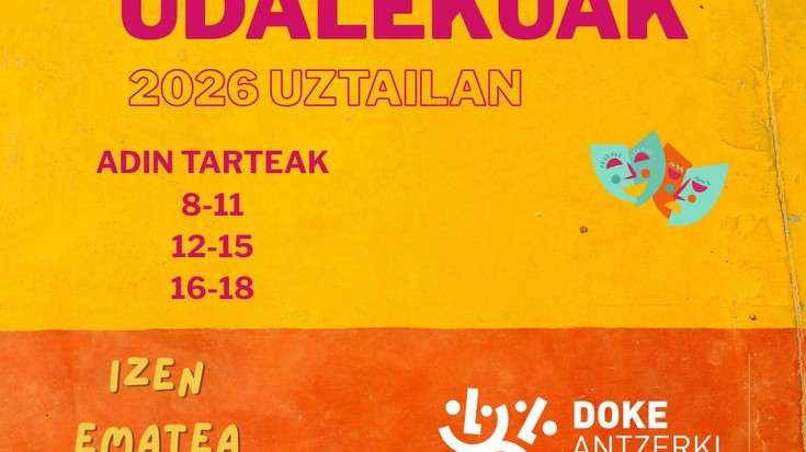 Doke taldearen antzerki udalekuak uztailean