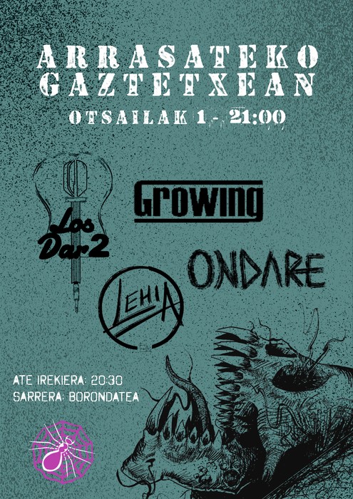 Kontzertua Arrasateko gaztetxean