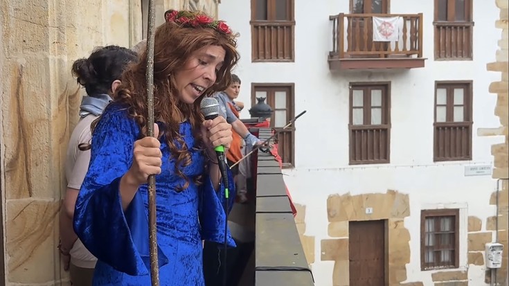 Aramaioko sanmartinak: Anbotoko Mariren etorrera