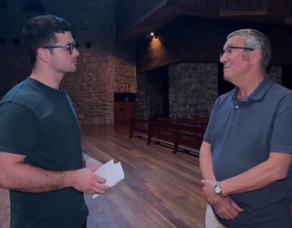 70 urte bete dira Xabier Alvarez de Eulatek Arantzazuko basilikako beirateak egin zituenetik