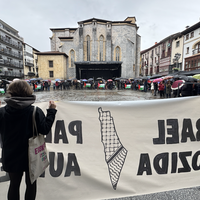 'Palestina askatu' manifestazioa