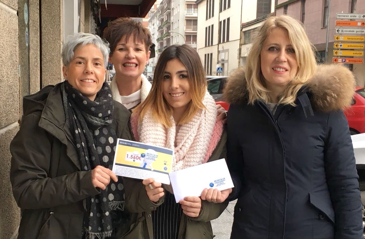 1.560 euroko bonua Laura Cid Aldamarentzat