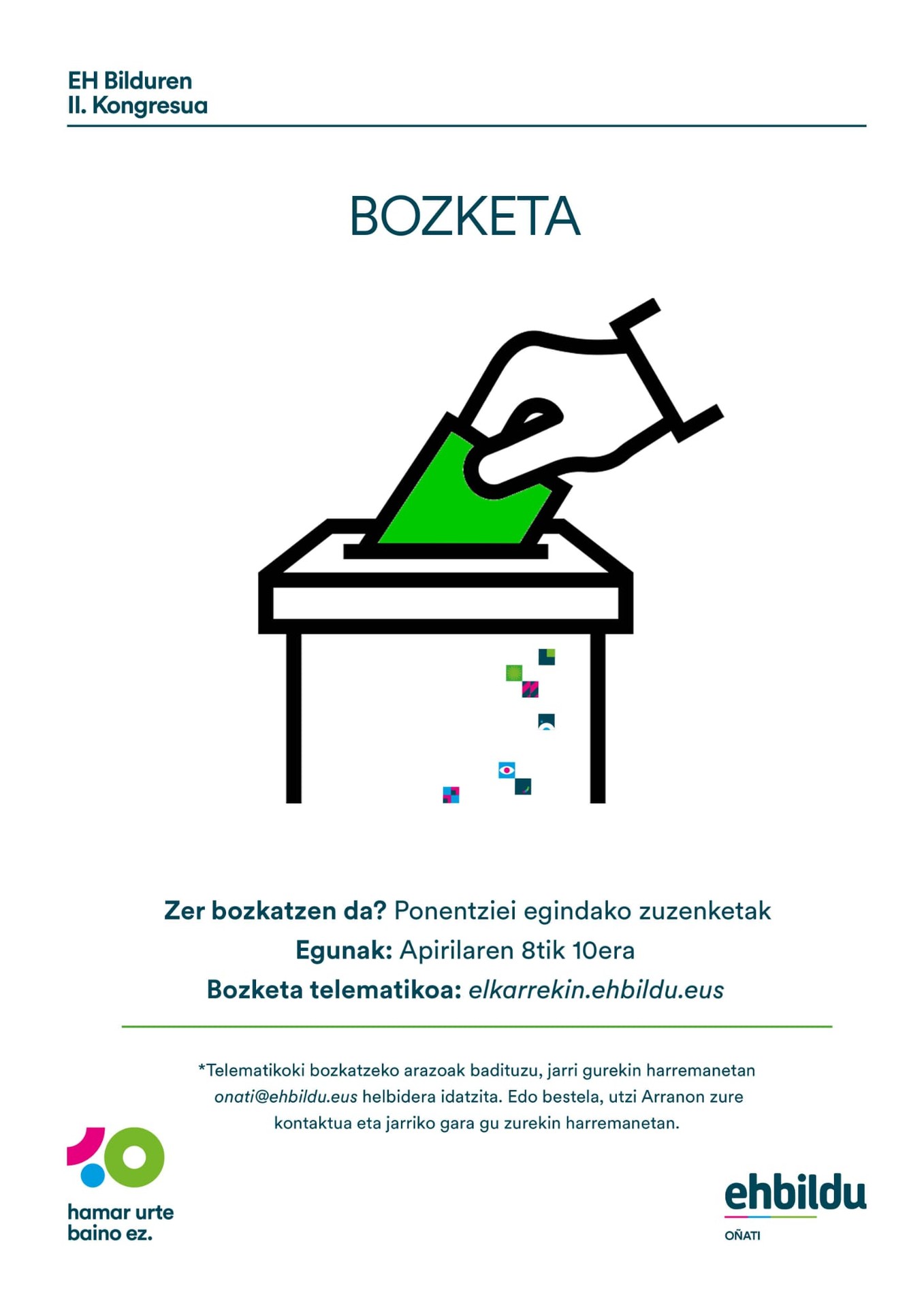 Kongresua - Bozketa fasea
