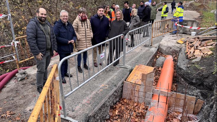 Otsailerako bukatuko dituzte Antzuolako saneamendu-kolektoreko lanak