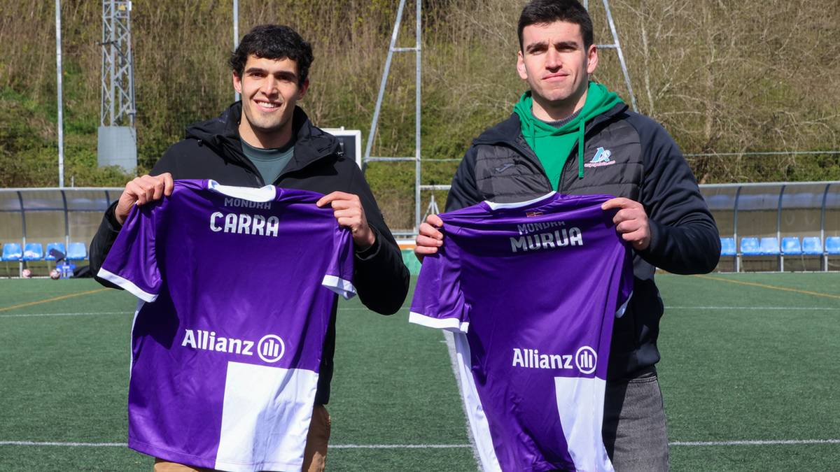Ander Murua eta Eneko Carrascal omendu dituzte derbian