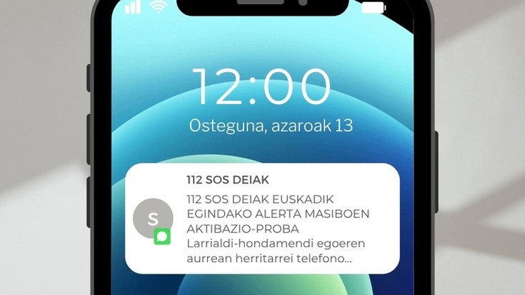 Eusko Jaurlaritzak Es-Alert sistemaren simulazio bat egingo du bihar Araban